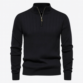 Zip Classic Knit Sweater