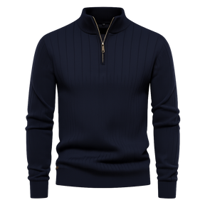 Zip Classic Knit Sweater