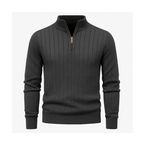 Zip Classic Knit Sweater
