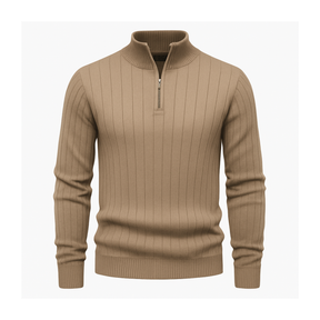 Zip Classic Knit Sweater