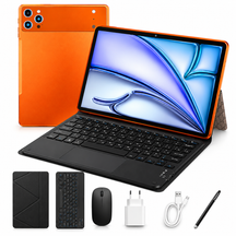 Lançamento 2026 | Tablet Ultimate/I17 PRO 12GB RAM 512GB ROM Android 14 com case 10,1 polegadas câmera 16MP 32MP + Kit Teclado e Mouse
