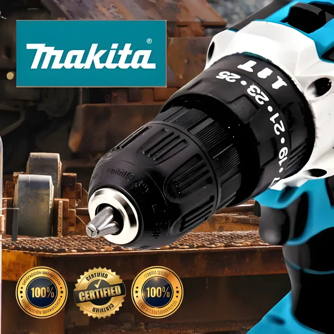 Taladro de Impacto inalámbrico percutor+ Maletin + 24 Accesorios + 2 Baterias 40 V
